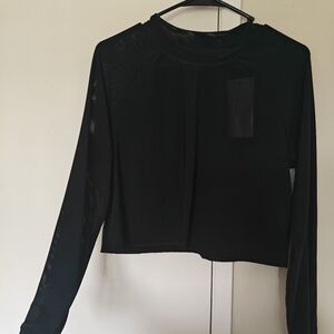 Buffbunny Crystal Clear Top Black M